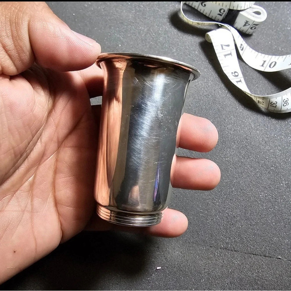 Vintage Norwegian 830S Silver Small Cup Hall Marked On Bottom 33 Grams - Picture 1 of 8